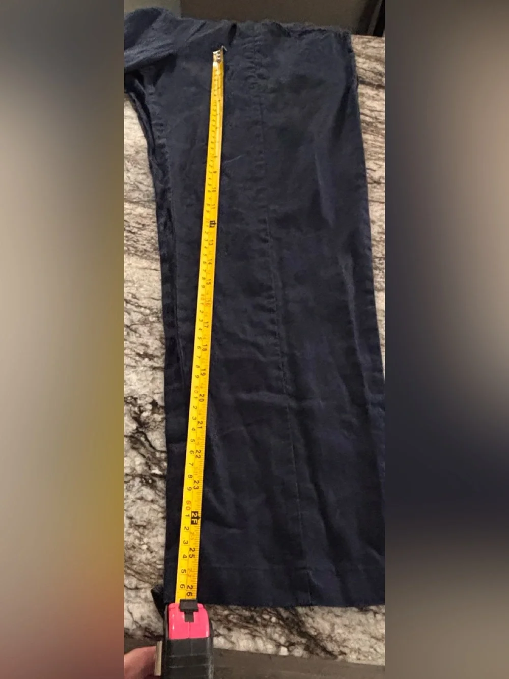 Quince  100% European Linen Pants in Deep Navy.SizeS